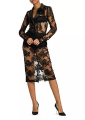 Dolce & Gabbana Chantilly Lace Midi-Skirt