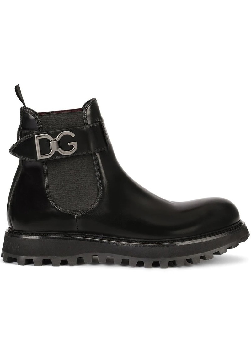 Dolce & Gabbana Chelsea belted boots