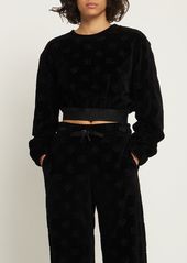 Dolce & Gabbana Chenille Monogram Jacquard Sweatshirt