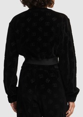 Dolce & Gabbana Chenille Monogram Jacquard Sweatshirt