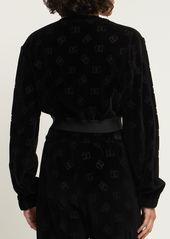 Dolce & Gabbana Chenille Monogram Jacquard Sweatshirt