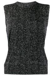 Dolce & Gabbana chevron-knit top