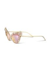 Dolce & Gabbana Christmas cat-eye frame sunglasses