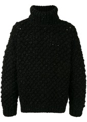 Dolce & Gabbana chunky-knit roll-neck jumper