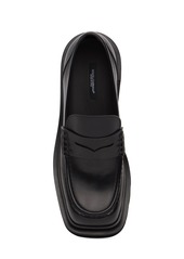 Dolce & Gabbana City Trek Squared Brushed Leather Loafer
