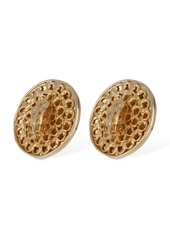 Dolce & Gabbana Coin Logo Dg Stud Clip-on Earrings