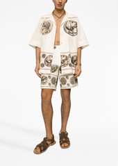 Dolce & Gabbana coin-print tailored shorts