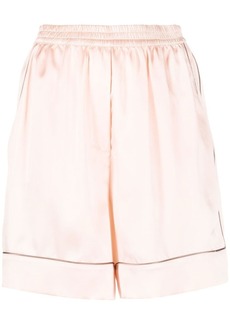 Dolce & Gabbana contrast-detail silk shorts