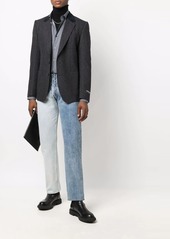 Dolce & Gabbana contrast-lapel blazer