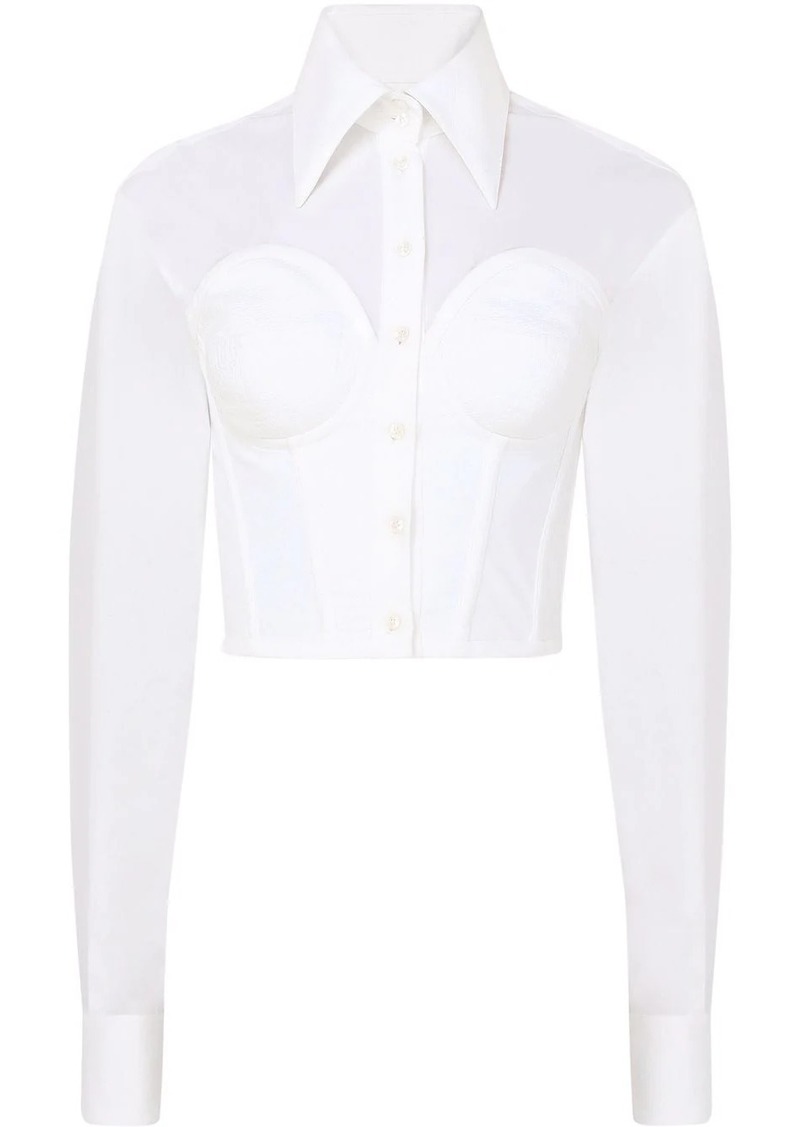 Dolce & Gabbana corset-style shirt