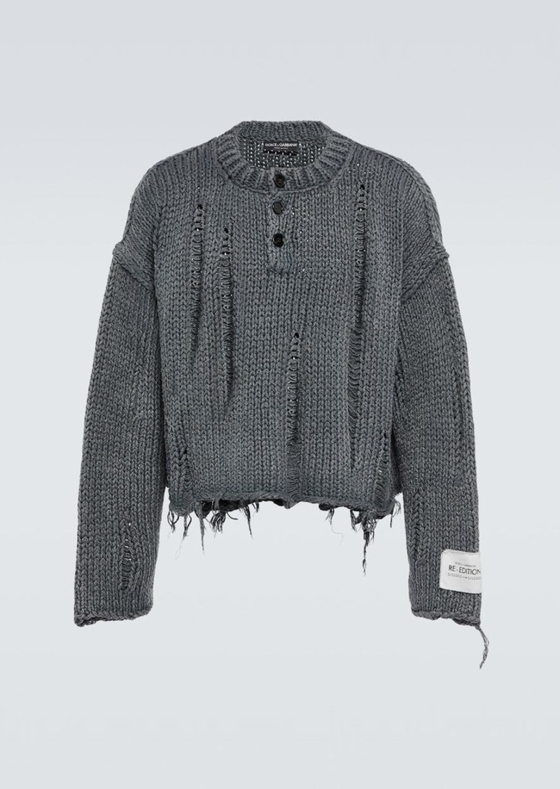 Dolce & Gabbana Cotton and linen sweater