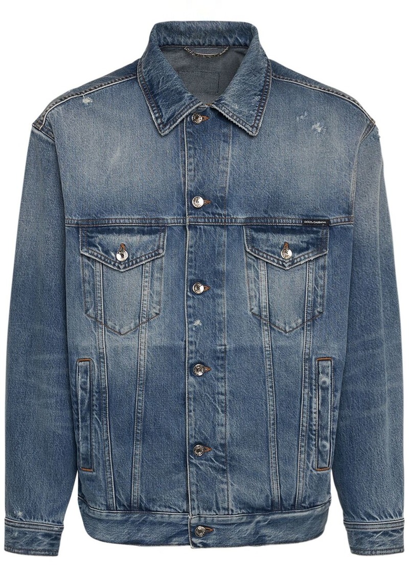 Dolce & Gabbana Cotton Denim Jacket