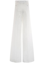 Dolce & Gabbana Cotton Gabardine Wide Pants