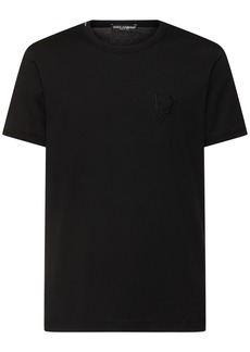 Dolce & Gabbana Cotton Jersey Logo T-shirt