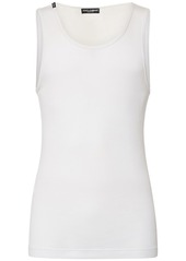 Dolce & Gabbana Cotton Logo Label Tank Top