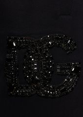 Dolce & Gabbana Cotton Logo Sweatpants With Stones