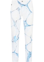 Dolce & Gabbana cracked-print jeans