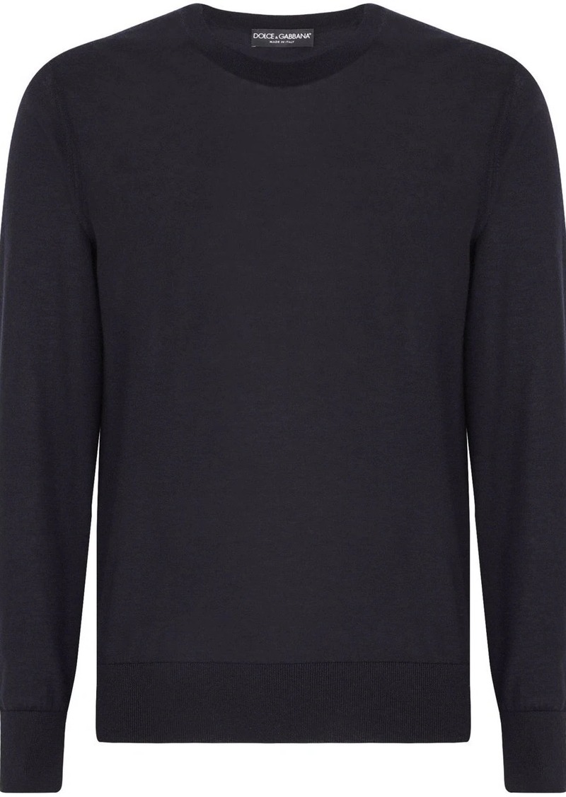 Dolce & Gabbana crew-neck cashmere jumper