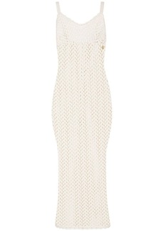 Dolce & Gabbana crochet-knit midi dress
