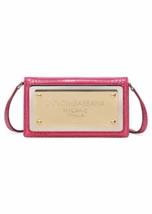 Dolce & Gabbana logo-tag leather phone bag