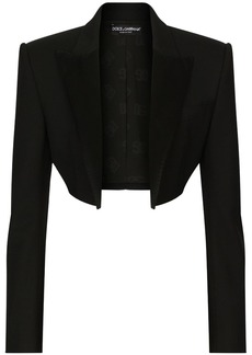Dolce & Gabbana cropped open-front blazer