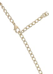 Dolce & Gabbana Crucifix Charm Beaded Chain Necklace