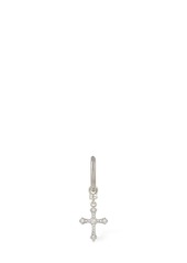 Dolce & Gabbana Crystal Cross Mono Earring