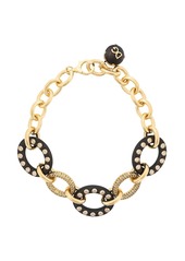 Dolce & Gabbana crystal embellished chain-link necklace