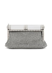 Dolce & Gabbana rhinestone-embellished satin clutch bag