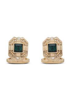Dolce & Gabbana rhinestone-embellished pin cufflinks