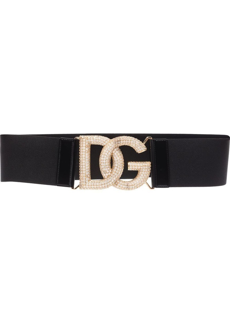 Dolce & Gabbana logo-buckle embellished belt