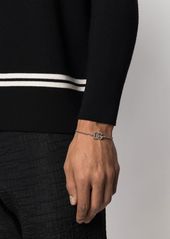 Dolce & Gabbana crystal-embellished logo-charm bracelet