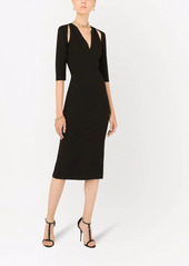 Dolce & Gabbana cut-out midi dress