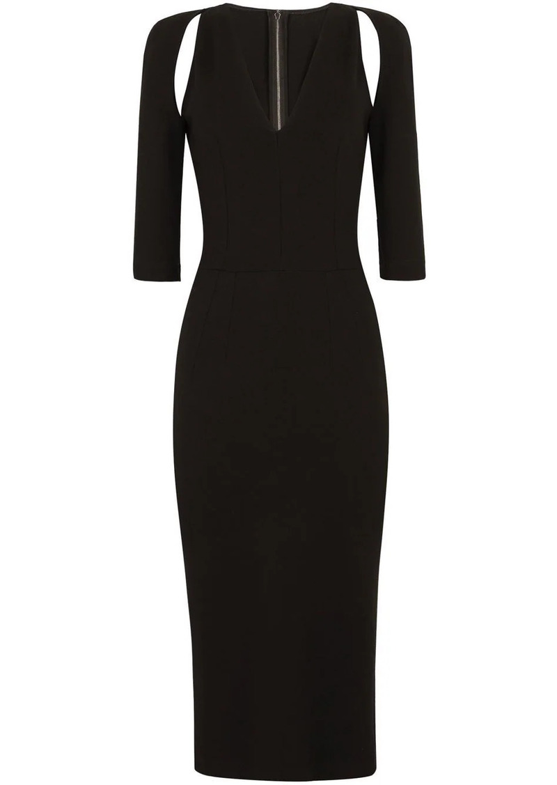 Dolce & Gabbana cut-out midi dress