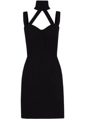 Dolce & Gabbana halterneck sable minidress