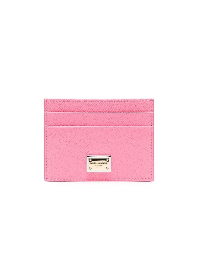 Dolce & Gabbana Dauphine logo-plaque cardholder