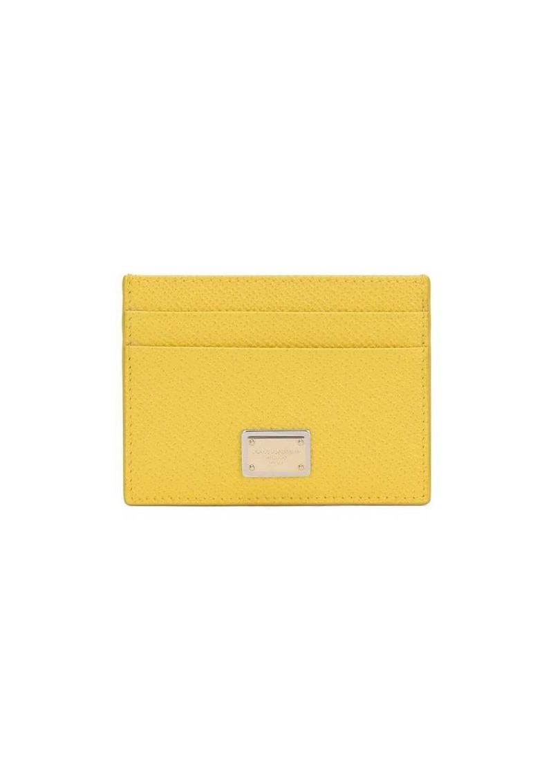 Dolce & Gabbana Dauphine logo-plaque cardholder