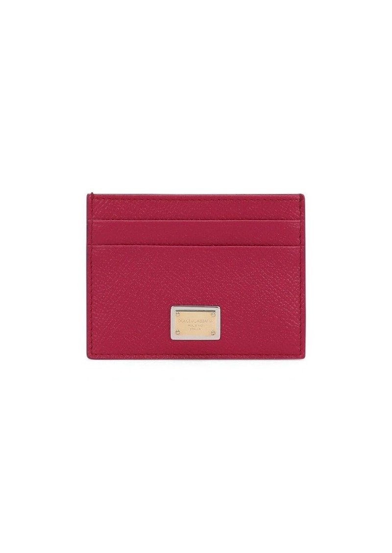 Dolce & Gabbana Dauphine logo-plaque cardholder