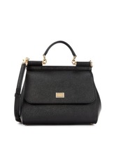 Dolce & Gabbana Dauphine Medium Leather Top Handle Bag