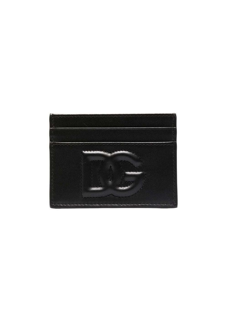 Dolce & Gabbana debossed-logo detail cardholder