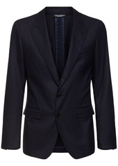 Dolce & Gabbana Deconstructed Wool Flannel Blazer