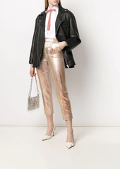 Dolce & Gabbana degradé-effect cropped trousers