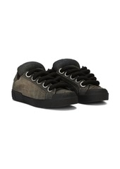 Dolce & Gabbana denim lace-up sneakers