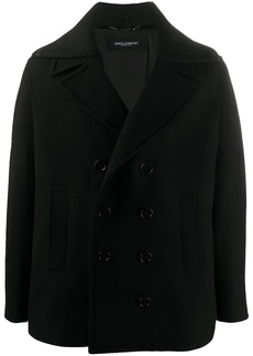 Dolce & Gabbana double-breasted wool-cashmere peacoat