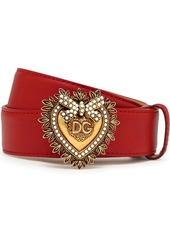 Dolce & Gabbana Devotion leather belt