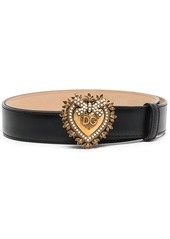 Dolce & Gabbana Devotion leather belt