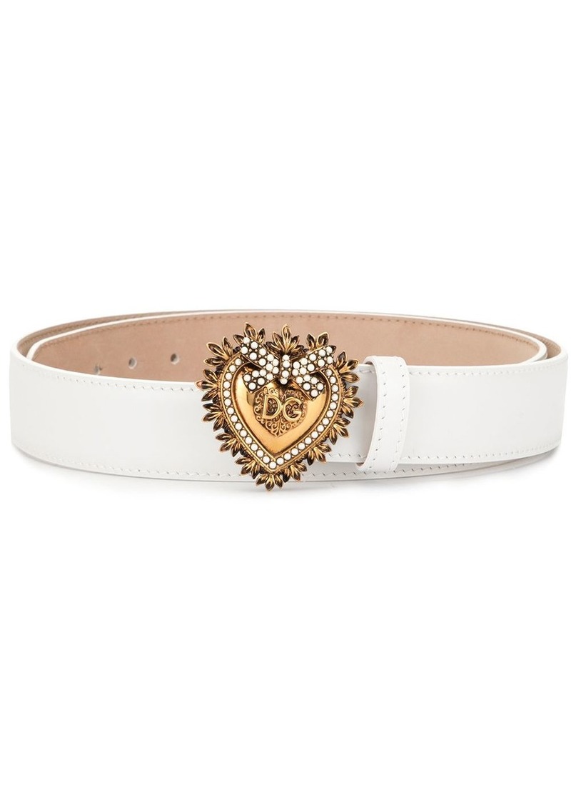 Dolce & Gabbana Devotion leather belt