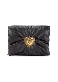 Dolce & Gabbana Devotion Leather Clutch
