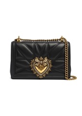 Dolce & Gabbana Devotion Leather Shoulder Bag