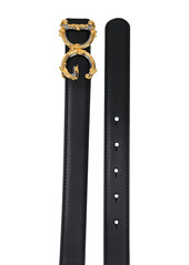 Dolce & Gabbana DG Baroque leather belt